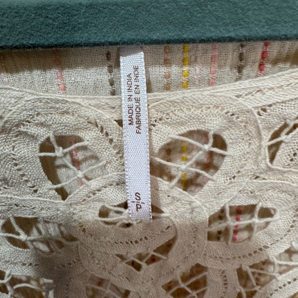 Free People FLOATING MEMORIES Top Sz Small 100% cotton - Picture 8 of 10